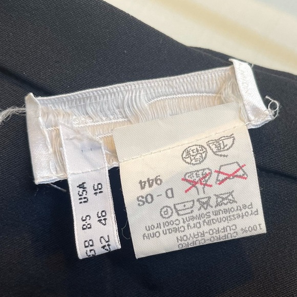 Genny Cro Vintage Black Pencil Skirt - Picture 6 of 8